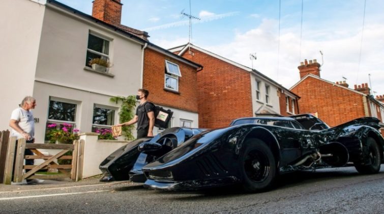 UBER EAT DELIVERY BY BATMOBILE
