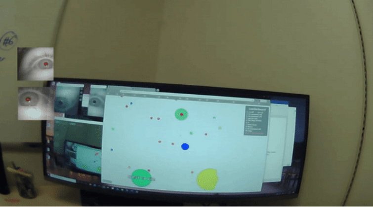 Simulated Human Eye Movement in Metaverse