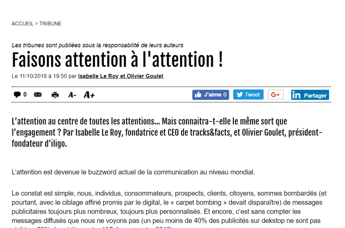 l'attention